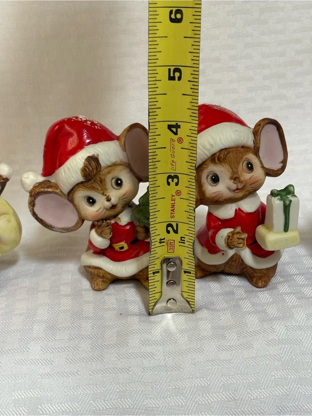 Vintage Christmas Mice Set of 4 Homeco